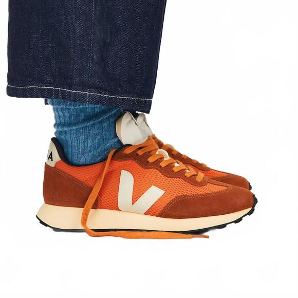 NEW VEJA unisex - rio branco ii sneakers in pumpkin/pierre - Picture 4 of 4